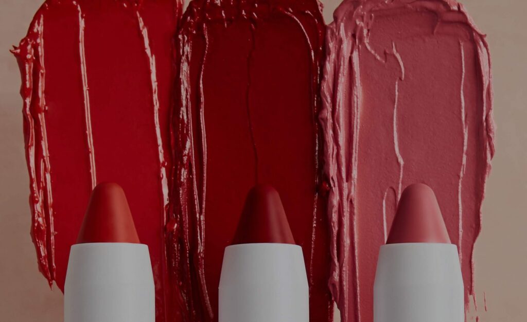 Beauty Industry Trends: three red lipsticks